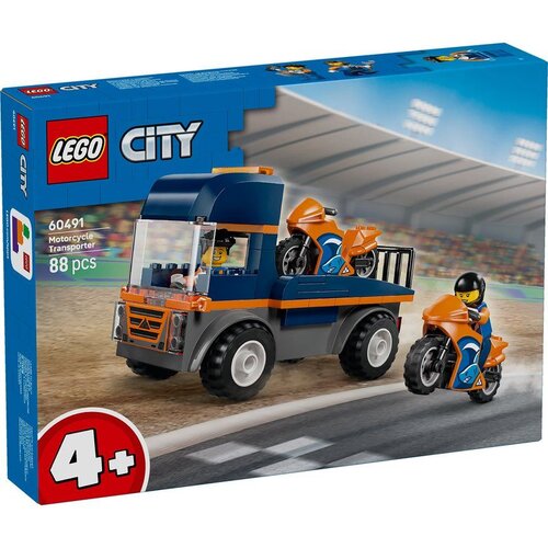 Lego City Motorcycle Transporter Truck 60491 Cene