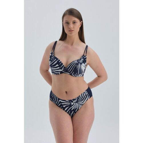 Dagi Bikini Bottom - Navy blue - Striped Cene