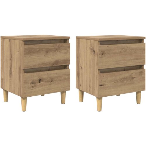  Krevetne ormariće 2 pcs Umjetnički hrast 40 x 35 x 50 cm Cijene