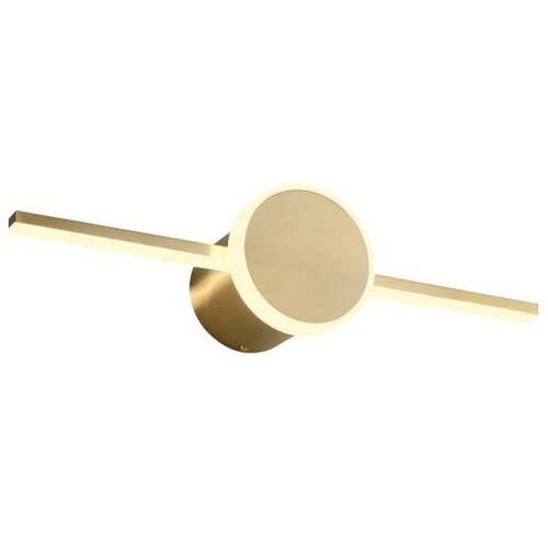 Toolight Okrugla zlatna LED kupaonska zidna svjetiljka APP842-1W od 40 cm Slike