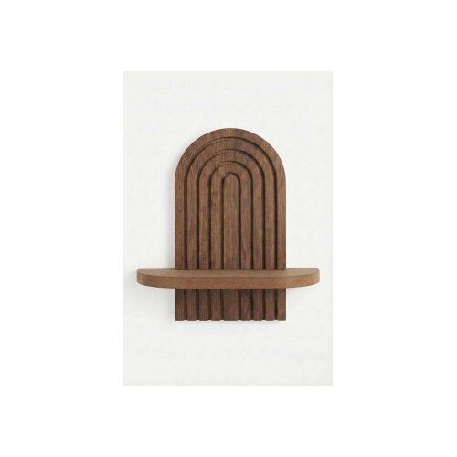 Hanah home Dekorativna zidna polica Artmtkwll1 Wenge Slike