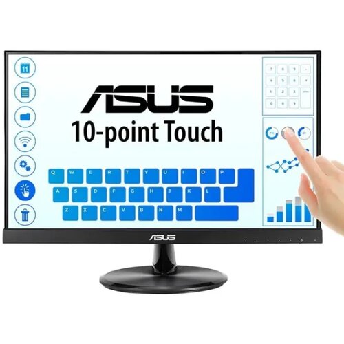 Asus monitor VT229H, FULL HD 1920x1080, 21,5 IPS, 250 cd/m2, Projective Capacitive Touch, 10-point Touch, HDMI, VGA, USB, Zvučnici, 60Hz, 5ms Cene