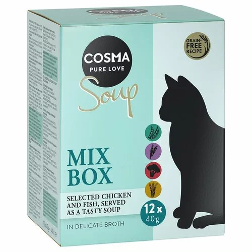 Cosma Soup 12 x 40 g - Miks 2 (4 sorte)
