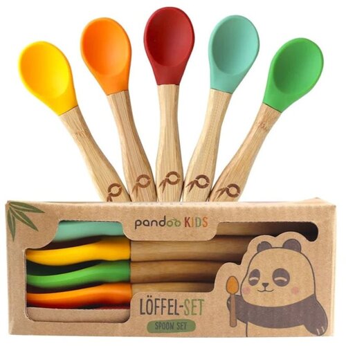 Pandoo Bamboo Spoon Set žlička za otroke 5 kos Cene