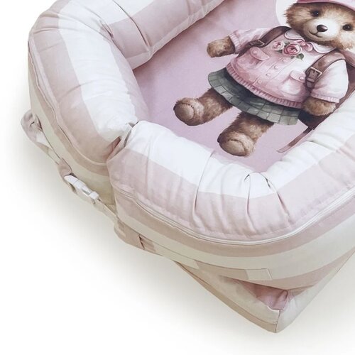 Baby Textil Textil gnezdo za bebe Teddy Roze Slike