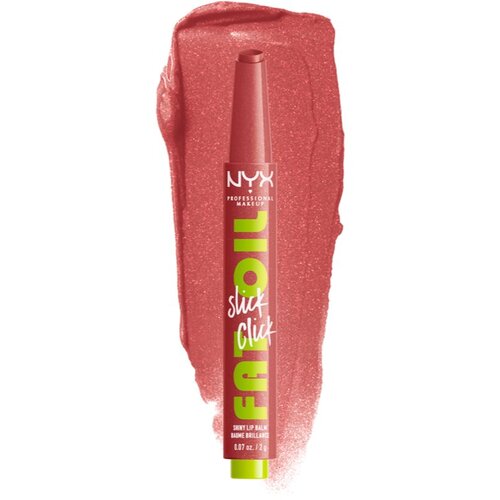 NYX Professional Makeup Fat Oil Slick Click balzam za usne 2 g Nijansa 03 no filter needed Slike