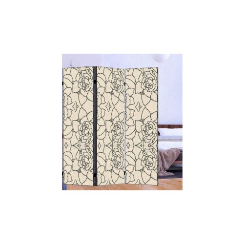  Paravan roze blume 3 krila 150x175cm Cene