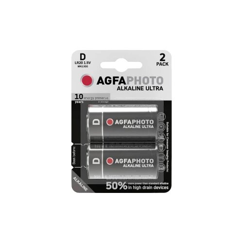 Agfaphoto Ultra LR20 mono (l) baterija alkalno-manganov 1.5 V 2 St. Cijene