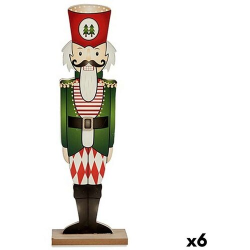  Ukrasna figura Drobilica za Orahe Bijela Crna Crvena Zelena Drvo 10 x 60 x 19 cm (6 kom.) Cijene