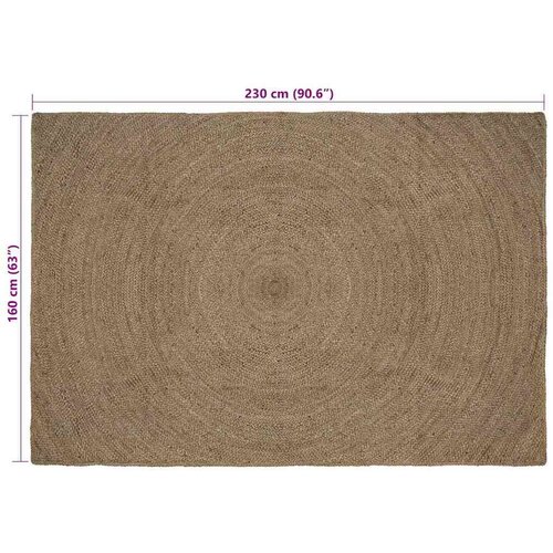  Tepih Siva 160 x 230 cm Juta Slike