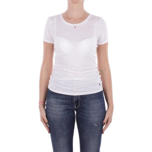 Polo Ralph Lauren Majice s kratkimi rokavi 4P0486 Bela Cene