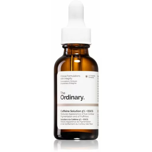 The Ordinary Caffeine Solution 5% + EGCG serum za oči proti oteklinam in temnim kolobarjem 30 ml