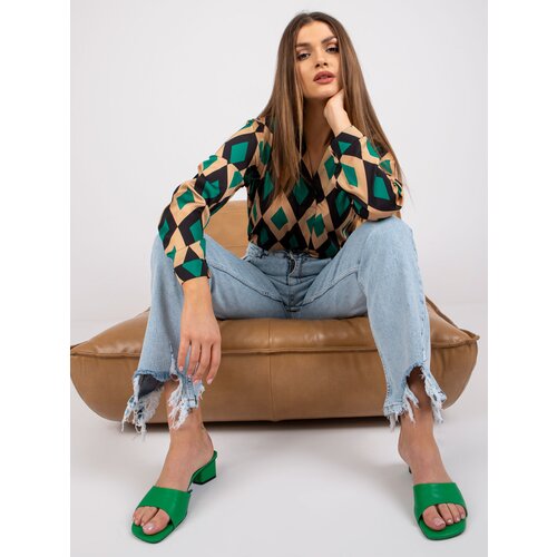 Italy Moda Blouse-DHJ-BZ-15256.53P-black-green Cijene