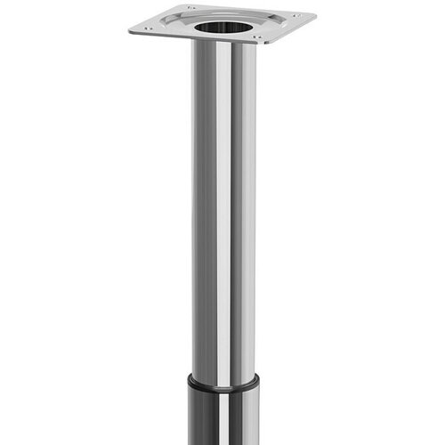 WALTECO Teleskopska noga za namještaj (Š x D: 3 x 3 cm, Promjer: 3 cm, Podešavanje po visini: 21 cm - 35 cm, Nosivost: 30 kg, Čelik, Srebrno) Cijene