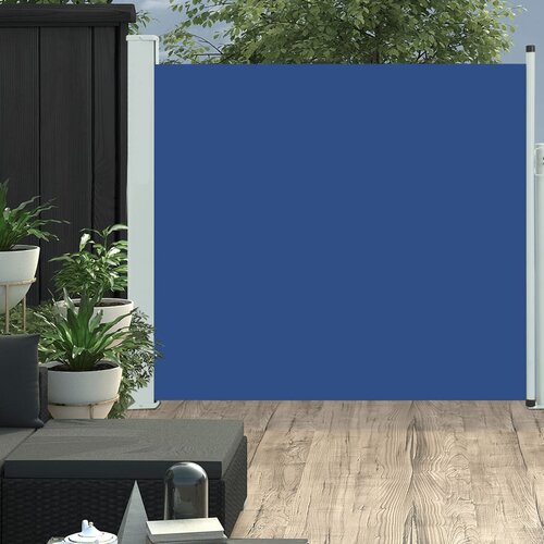  The Living Store Zložljiva stranska tenda za teraso 170x300 cm modra - Stranska Tenda, (21493800) Slike