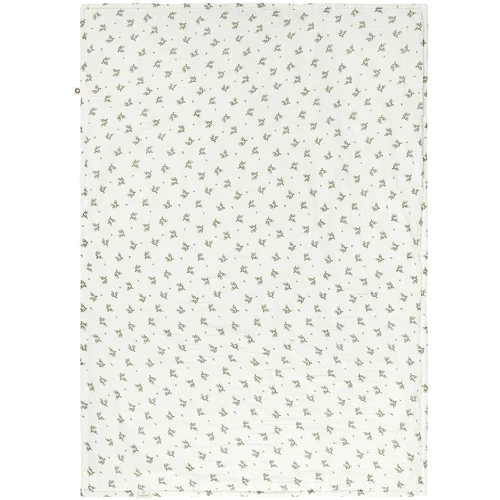 Noppies Pokrivač za bebu 'Blooming Clover' zelena / bijela