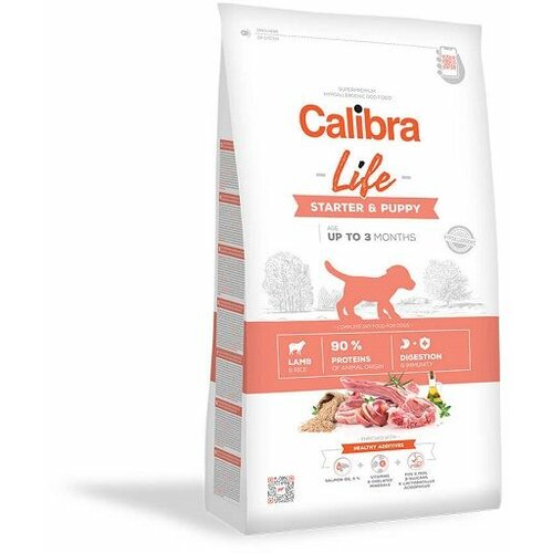 CALIBRA Dog Life Starter & Puppy Jagnjetina, hrana za pse 2,5kg Slike