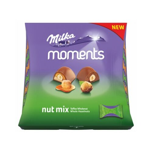 Milka moments nut mix praline 169g Cene