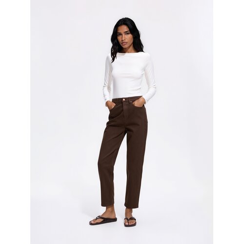 Reserved Mom fit slim traperice - dark grey jeans Cijene