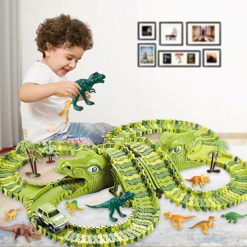 Smania dinosaurus železnica igračka dinoroad Slike