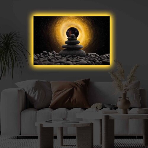 Wallity Slika sa LED osvetljenjem 4570KTLGDACT - 029, 45x70 cm Slike