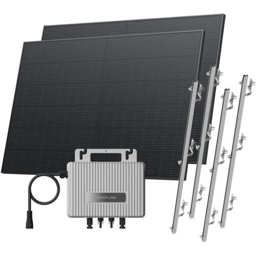 ECOFLOW Stream - Solarna Elektrana za Krov - Kosi - Mikroinverter + 2x400W Solarni Paneli Cijene