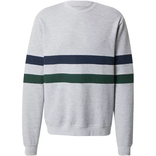 Guido Maria Kretschmer Men Sweater majica 'Mika' mornarsko plava / siva melange / tamno zelena