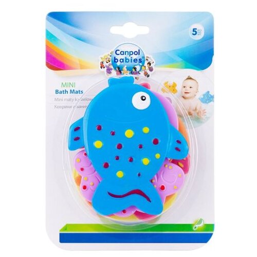 Canpol Mini podloge za kadu za bebe 80/003, 5 komada Slike