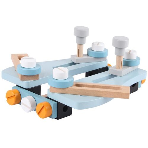 ECO TOYS Set dječjeg drvenog alata 52 elemenata Slike