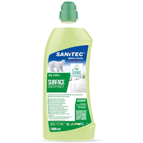 SANITEC ČISTILO ZA TLA 1L GREEN POWER PAVIMENTI ECO Slike