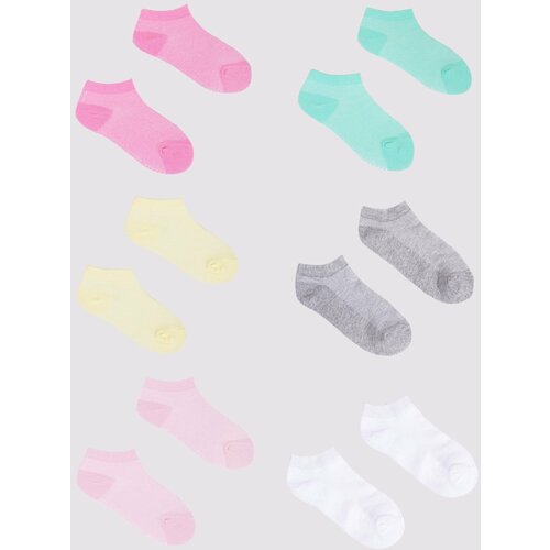 Yoclub Kids's Ankle Thin Socks Basic Colours 6-Pack P2 Slike