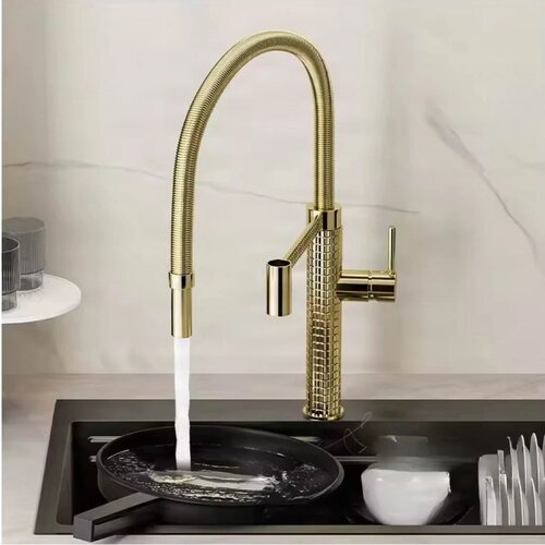 ELITE EDITION Kuhinjska pipa &amp;ndash; Dvignite svojo kuhinjo z eleganco pipe | Pipa za pomivalno korito KS1220 &amp;mdash; Gunmetal siva Slike
