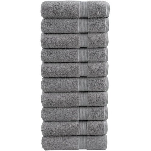 vidaXL Ručnici za kupanje SOLUND 10 kom sivi 100x150 cm 600 gsm Cijene