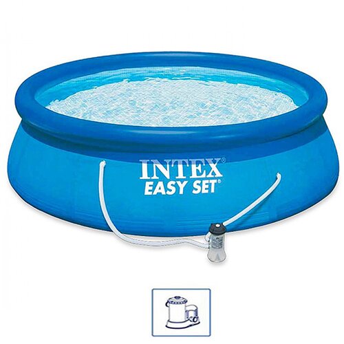 Intex porodični bazen za dvorište 244x61cm easy set 28108NP Cene