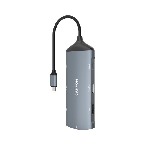 Canyon 8 in 1 hub, with 1*HDMI,1*Gigabit Ethernet,1*USB C female Cijene
