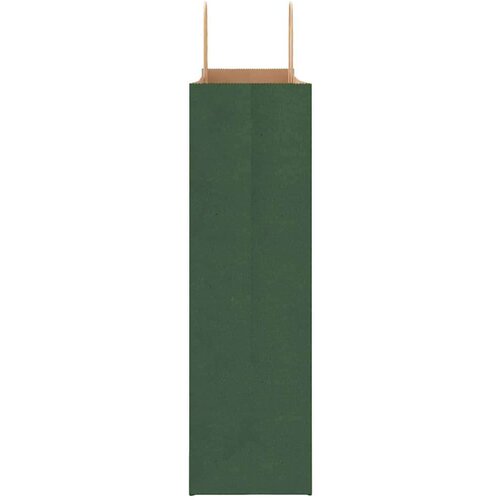  Papirnate vrečke 250 kosov z ročaji zelene barve 54x15x49 cm - - Zelena - 29.4 - 54 x 15 x 49 cm - 2025- Slike