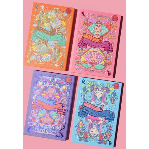 J.Cat Beauty House of Queens paleta senčil za oči odtenek 102 Queen of Arts 12.5 g Slike