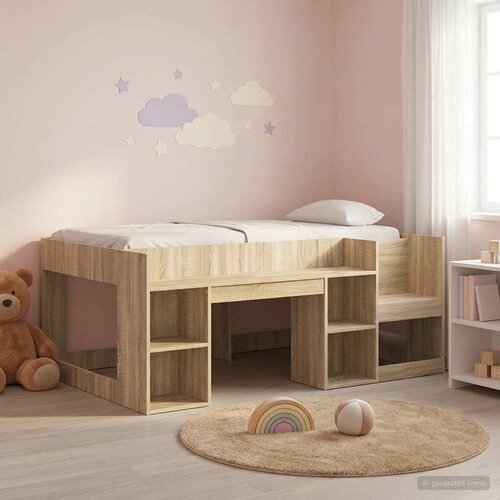  za djecu s ladicama Hrast sonoma 80 x 160 cm - Hrast sonoma 80 x 160 cm Cijene