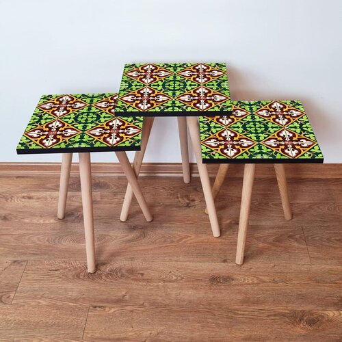 Hanah home Set 3 stočića 3Shp49 Multicolor Cene