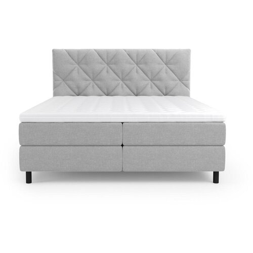 Esposa POSTELJA Z VZMETNICO 160 cm x 200 cm , tekstil svetlo siva Slike