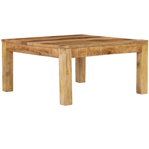 VidaXL Klubska mizica iz trdnega mangovega lesa 80x80x40 cm Slike