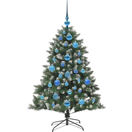 VidaXL Umjetno božićno drvce s stalakom Zelena 85 x 85 x 120 cm Slike