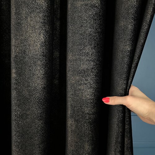Dekorativna tkanina Royal Vestige Black crna vis. 2,80 m Cijene