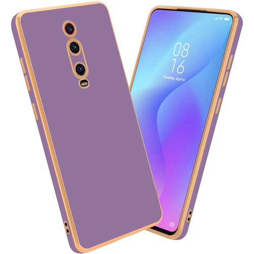 Cadorabo Ohi&scaron;je, združljiv s Xiaomi v sijajnem vijoličnem - zlatu - za&scaron;čitni pokrov iz fleksibilnega silikona TPU in z za&scaron;čito pred kamero, (20602705) Cene