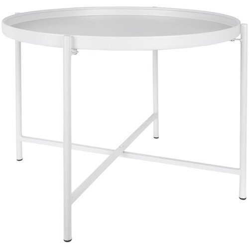 Leitmotiv Bijeli metalni okrugao stolić za kavu &amp;oslash; 50 cm Meseta &amp;ndash; Slike