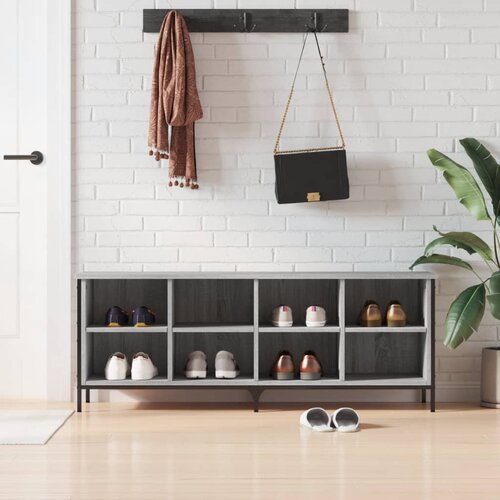 vidaXL Ormarić za cipele boja hrasta 131x35x50 cm konstruirano drvo Cijene
