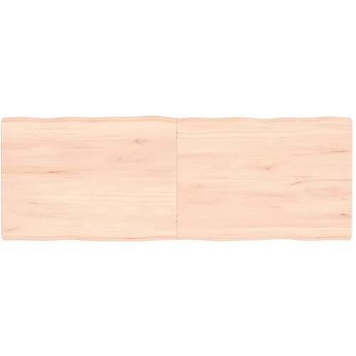 vidaXL Mizna plošča 140x50x4cm neobdelana trdna hrastovina naraven rob Cene