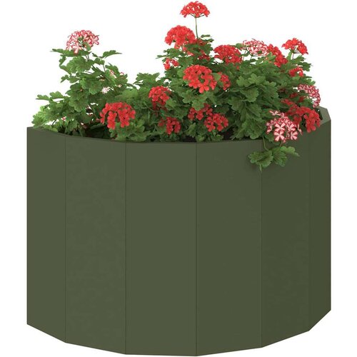  Sadilica Maslinasto zelena 60 x 30 x 35 cm Čelik Slike