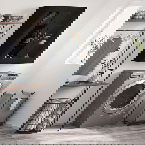  Zidni ormarić crni 69 5 x 34 x 90 cm Cijene