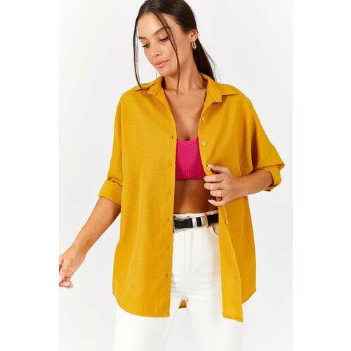 armonika Shirt - Yellow - Oversize Slike